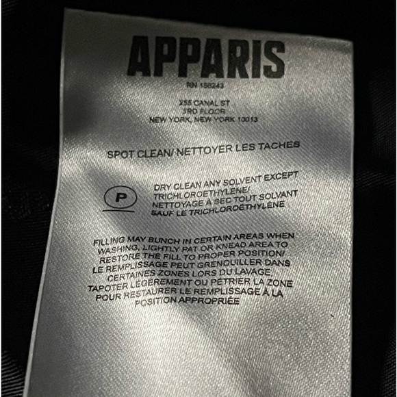 NWT Apparis Jemma Puffer Jacket in Noir Size Large - Picture 15 of 16